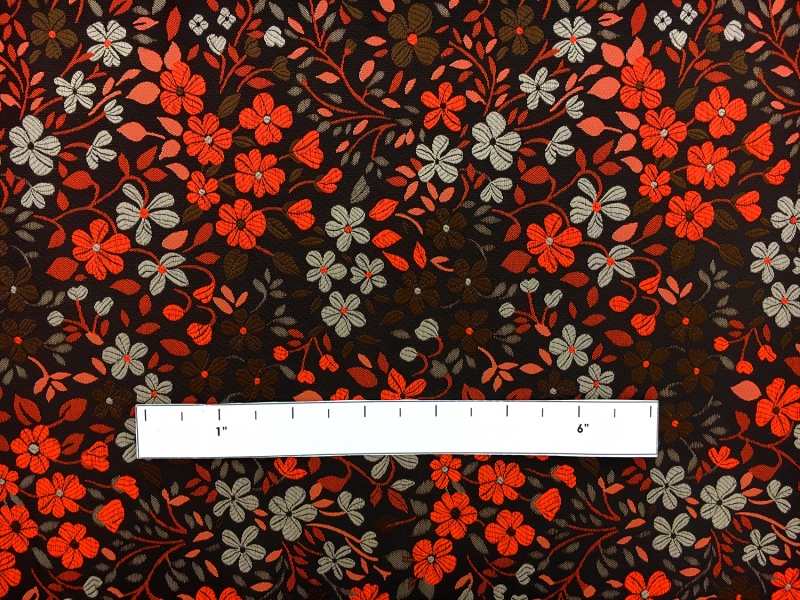 Polyester and Nylon Blend Floral Jacquard1