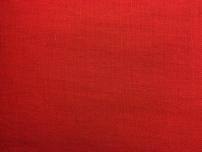 Upholstery Linen in Tomato Red2