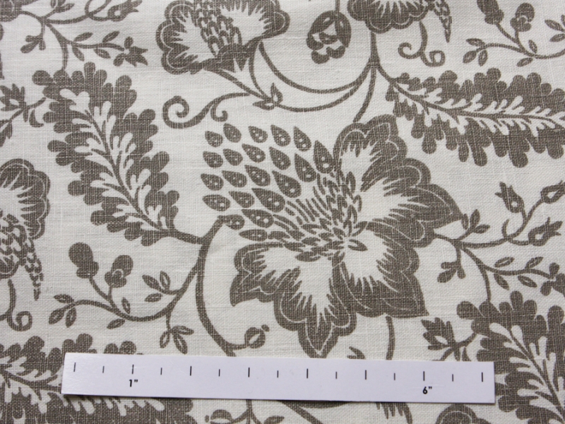 Linen Upholstery Floral Print1