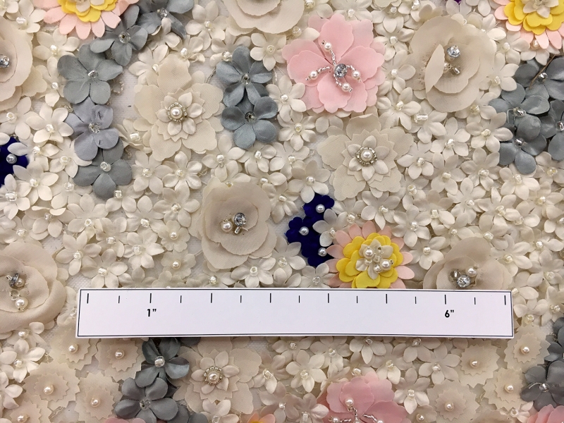 Appliqued Flowers on Beaded Illusion2