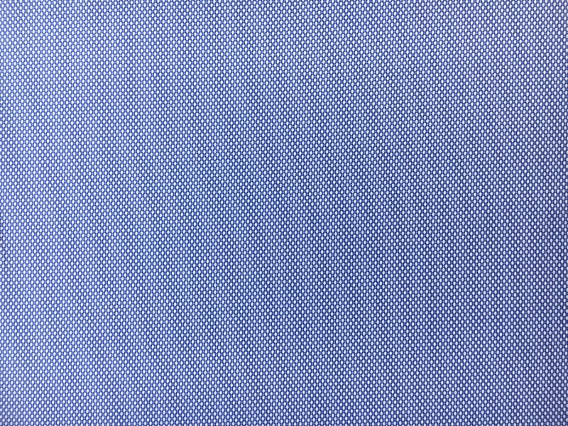 Italian Cotton Birdseye Dobby Shirting in Blue0