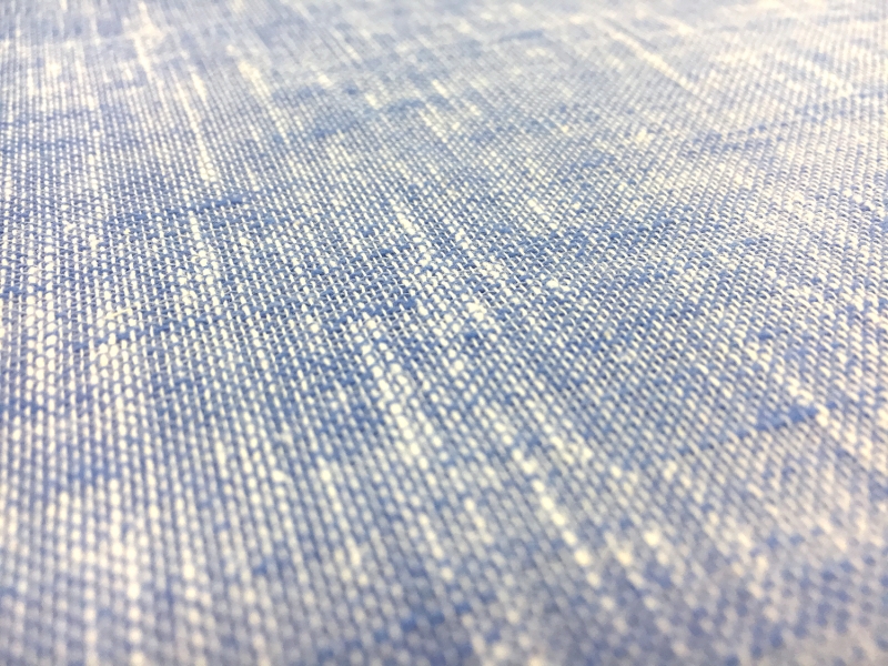 Extra Wide Poly Cotton Sheer Mesh in Blue2