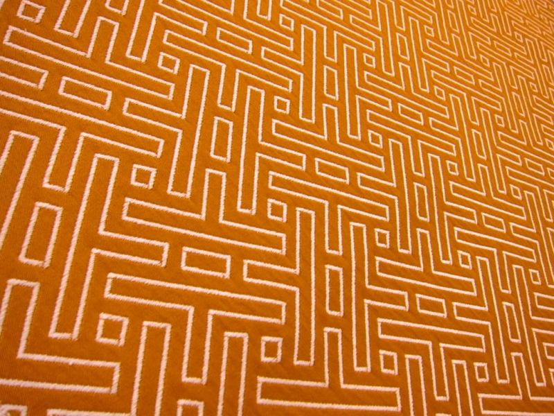 Cotton Blend Upholstery Labyrinth Brocade2