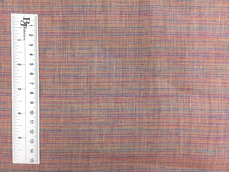 Multicolor Linen Woven Stripe 3
