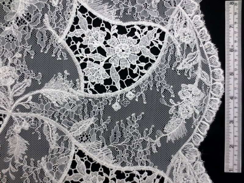 Embroidered Chantilly Lace