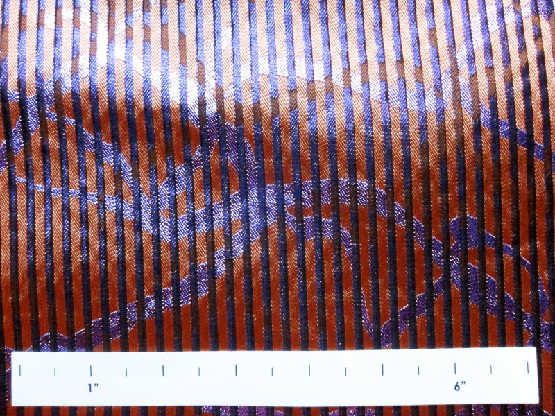 Silk Blend Metallic Stripe Organza1