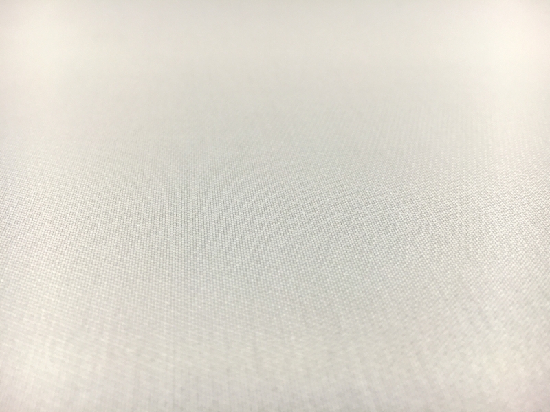 Silk and Polyester Zibeline in White1