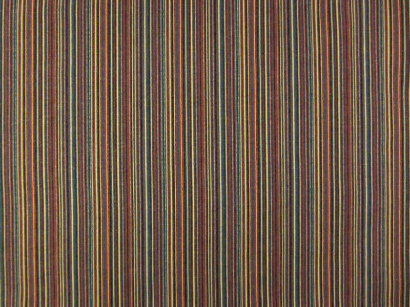 Cotton Canvas Multi Stripe0