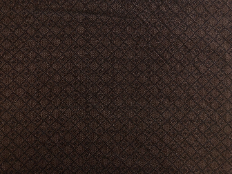 Brown Cotton Woven Novelty 0