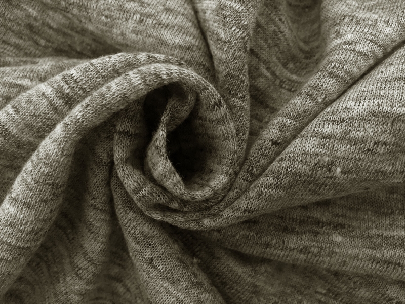 Linen Knit in Dark Heather Grey1