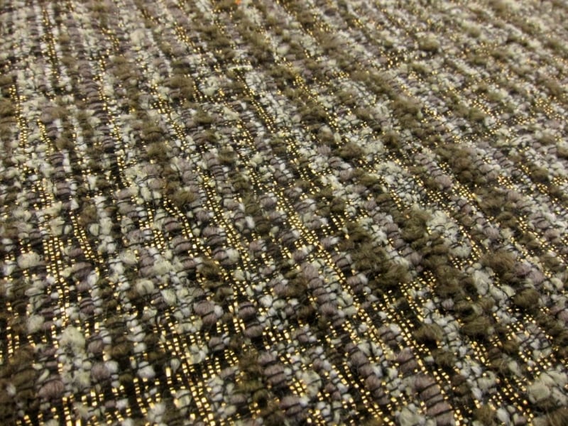 Wool Blend Metallic Tweed2