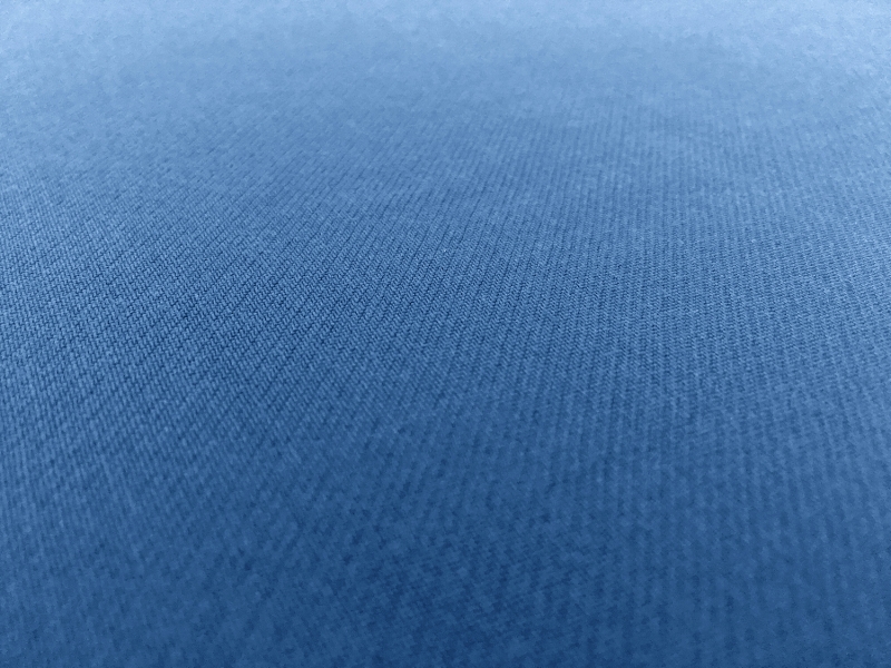 Italian Wool Satin Faille in Astral Blue3