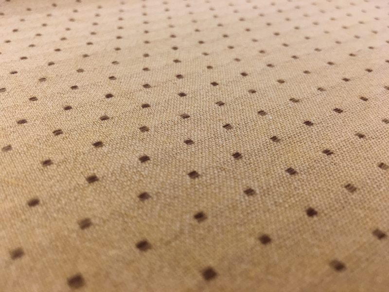 Japanese Cotton Woven Dots Novelty in Mustard2