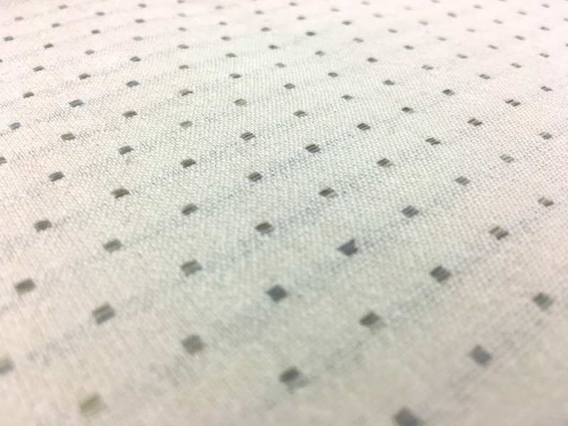 Japanese Cotton Woven Dots Novelty in Cream2