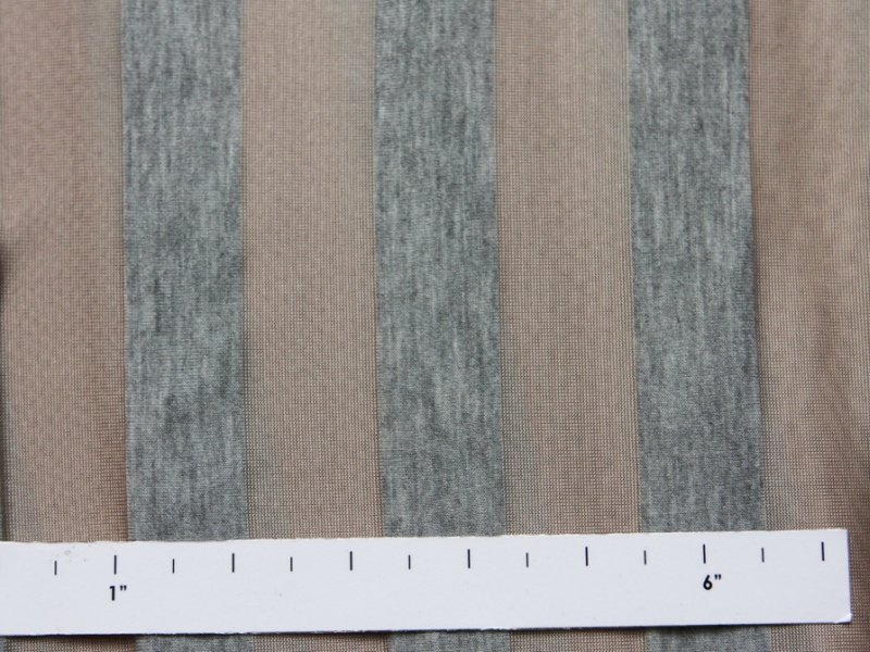 Modal Rayon Knit Sheer Stripe 1