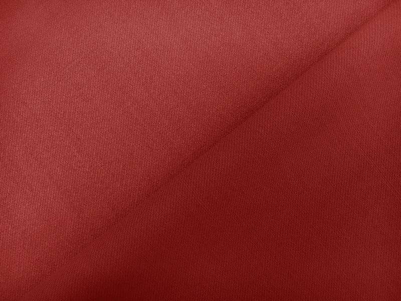 Italian Wool Satin Faille in Carnelian Red0