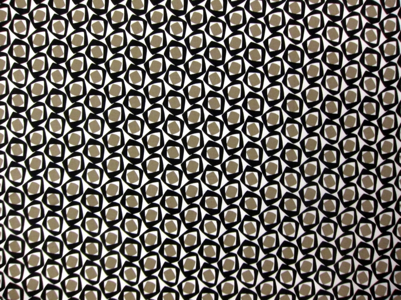 Geometric Cotton Lycra Sateen Print1