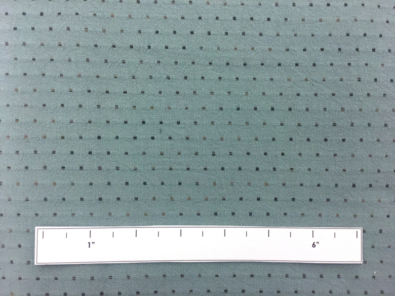 Japanese Cotton Woven Dots Novelty in Turquoise 1