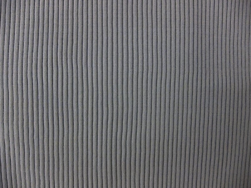 Nylon Rib Knit in Light Grey