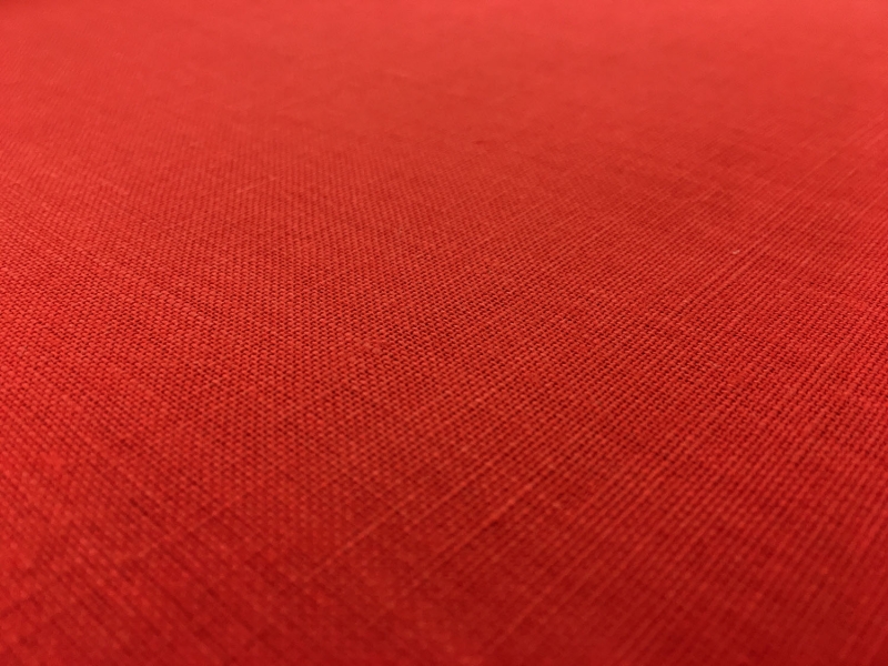 Italino Handkerchief Linen in Apple Red0
