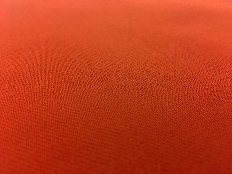 Italian Wool Satin Faille in Burnt Orange2