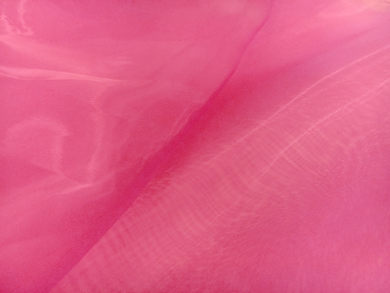 Japanese Polyester Extra Fine Organza in Watermelon2