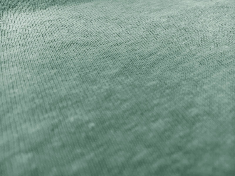 Hemp and Organic Cotton Jersey in Dusty Teal0