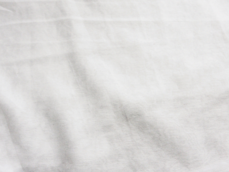 Silk Cotton Voile in White | B&J Fabrics