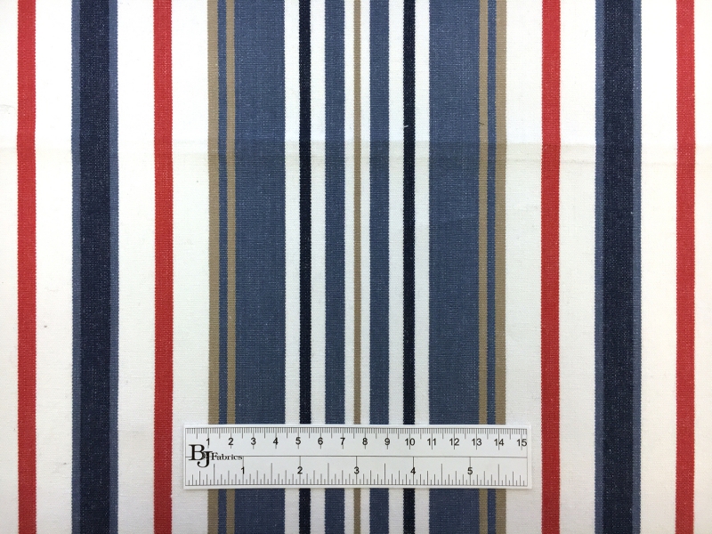 Cotton Upholstery Woven Stripe3