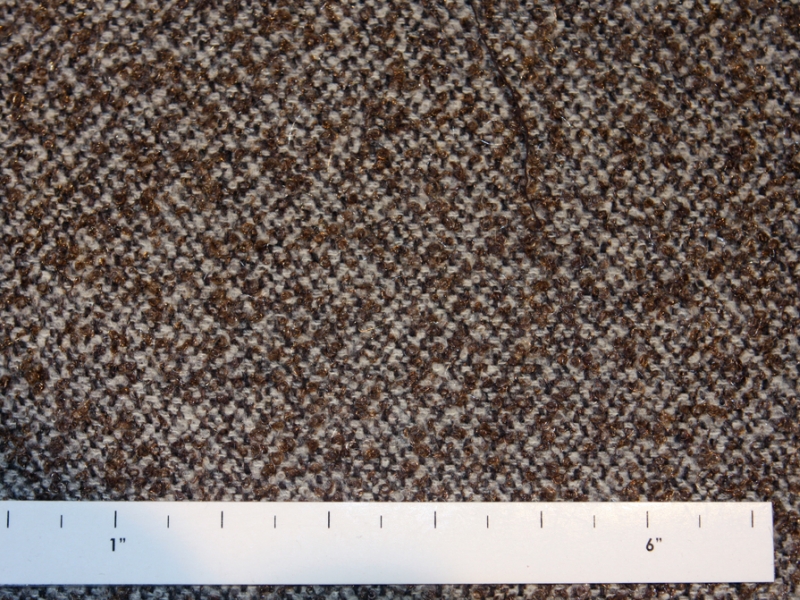 Wool Mohair Metallic Tweed0