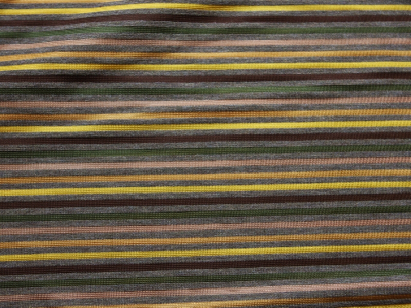 Rayon Lycra Stripe Knit0
