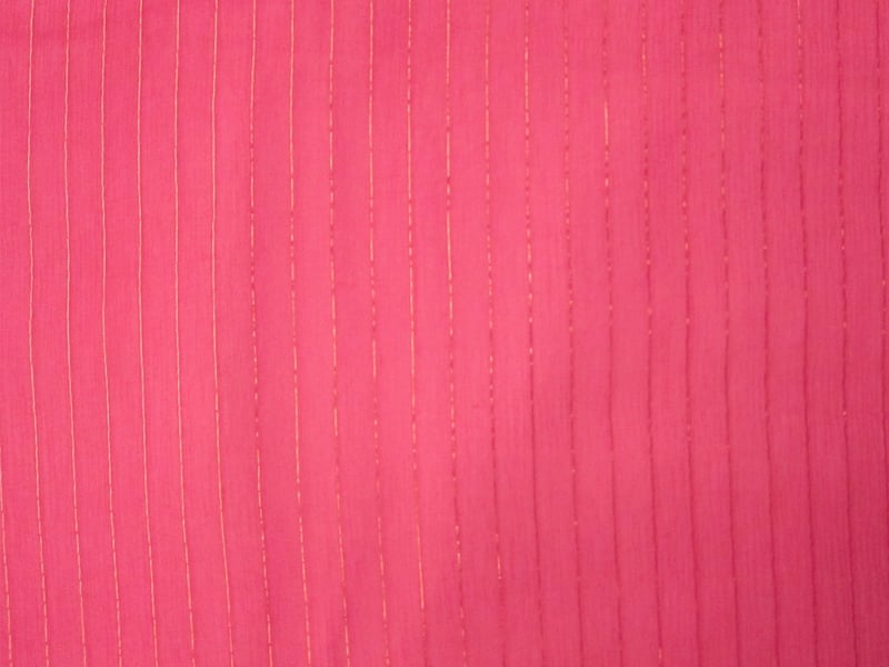 Silk Metallic Chiffon Stripe 1