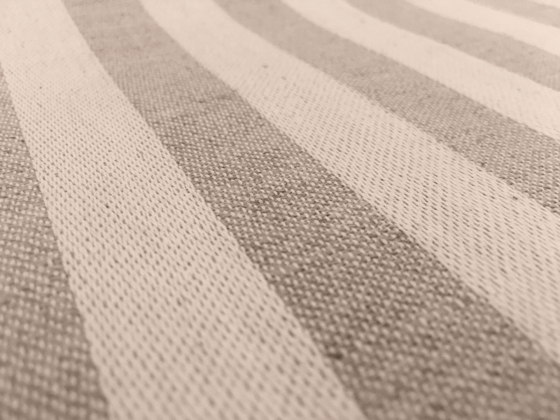 Linen Cotton Poly Striped Upholstery2