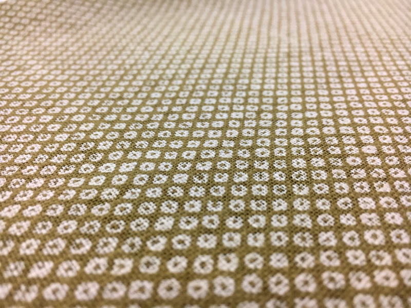 Japanese Textured Cotton Print in Olive2