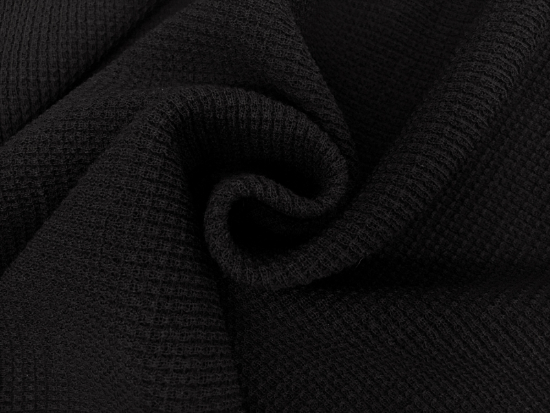 Austrian Wool Thermal Knit in Black1