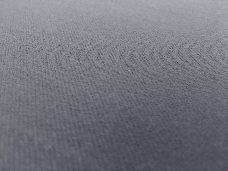 Italian Wool Satin Faille in Blue Gray2