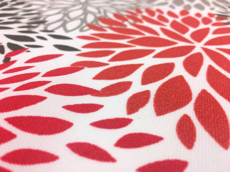 Outdoor Spun Polyester Canvas Floral Print2