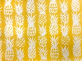 Yellow Pineapples Polyester Outdoor Print0