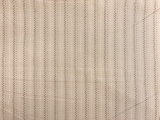 Beige Pinstripe Cotton Woven Novelty 0