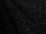 Persian Velvet Faux Fur in Black0