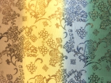 Medieval Floral Silk Lurex Ombre Burnout Velvet 0